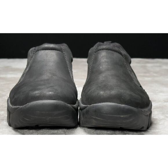 Roper Performance Black Leather Slip On Work Safety Shoes Mens Size 9 - Picture 2 of 16